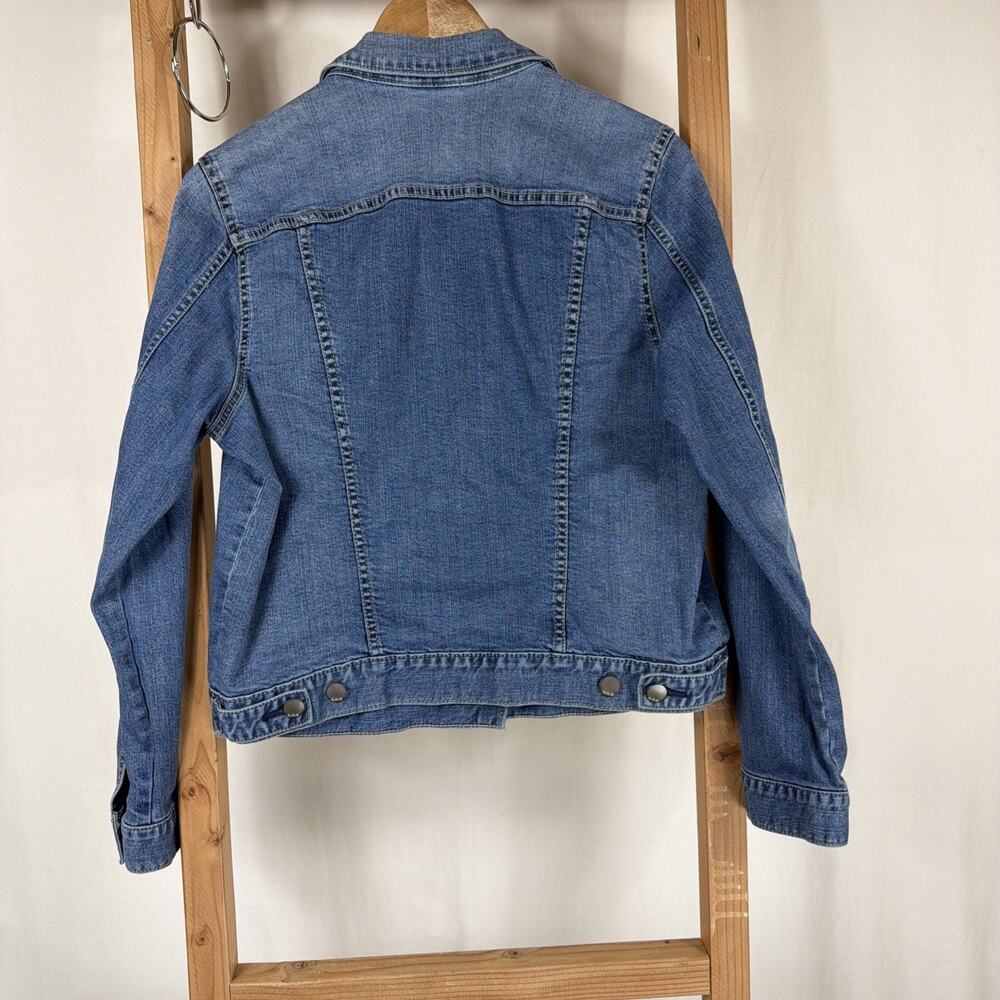 Ana Denim Trucker Style Jean Jacket #1249 Size MED - Picture 3 of 5